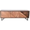 TV stolík z masívu akácie v prírodnej farbe 150x51x40 cm Ambala – Interia Home & Living