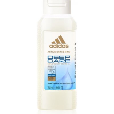 Adidas Deep Care upokojujúci sprchový gél s kyselinou hyalurónovou 250 ml