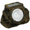 Vipelectro Solárne záhradné LED svietidlo kameň 14,5 cm