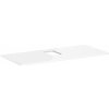 Hansgrohe Xelu Q doska pod umývadlo 118 x 55 cm biela vysoký lesk 54122050