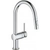 Grohe MintaTouch - Elektronická drezová batéria s výsuvnou spŕškou, chróm - 31358002