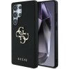 Guess PU Grained 4G Metal Logo Zadní Kryt pro Samsung Galaxy S25 Ultra Black