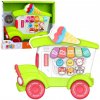 LEAN TOYS Vzdelávacie elektrické piano pre batoľatá, zelená zmrzlináreň