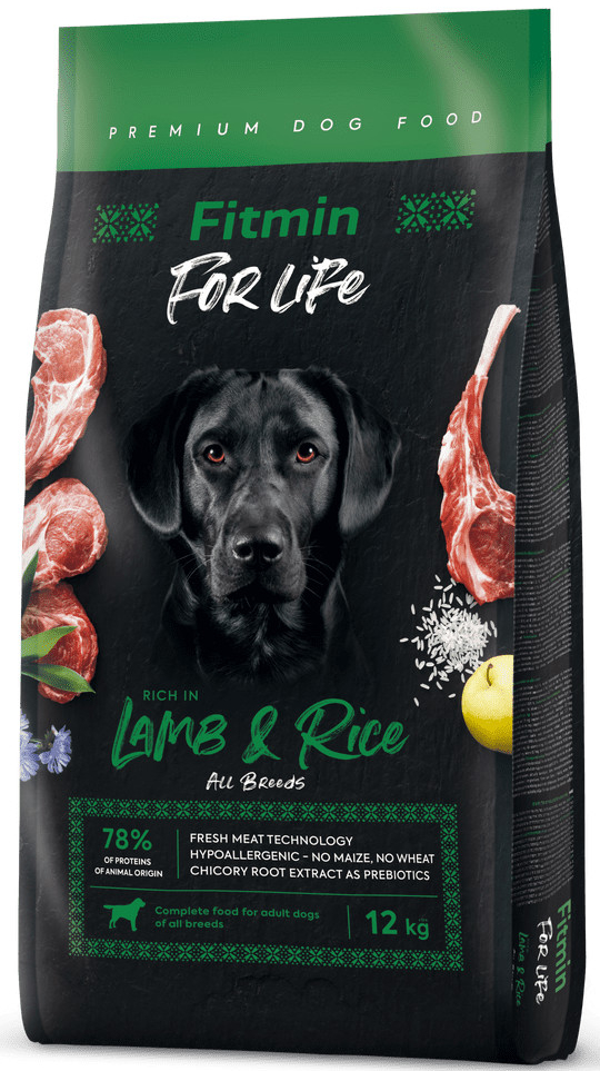 Fitmin For Life Dog Lamb & Rice 12 kg