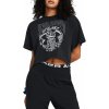 Under armour UA HW Dusk to Dawn Crop SS BLK Čierna
