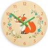Sammer Nástenné detské hodiny s motívom líšky a kvetov LisKwiaty