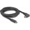 Delock Kábel USB-C USB-C ® zástrčka, USB-C ® zástrčka 2.00 m čierna 80038; 80038