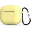Ochranné puzdro na Apple Airpods 3, silikónové hladké Farba: Žltá