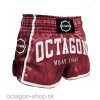 Muay Thai trenky - Octagon - burgund