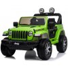 mamido Elektrické autíčko Jeep Wrangler Rubicon 4x4 zelené