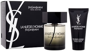 Yves Saint Laurent La Nuit De L´Homme : EDT 100 ml + sprchový gel 50 ml