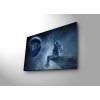 Wallity Obraz s LED osvetlením ASTRONAUT VO VESMÍRE II 45 x 70 cm
