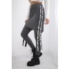 Pants/suit with graphite selfie lettering šedá One size Kesi 5907302231277