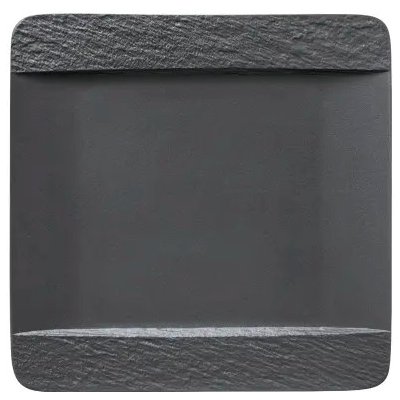 Villeroy & Boch Tanier plochý Manufacture Rock 28 x 28 cm čierny 6 ks