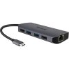 YENKEE YTC 081 Multiport Hub / Dokovacia stanica / 2x USB-A 3.0 / 1x USB-A 2.0 / 1x USB-C / 1x HDMI / 1x RJ-45 / Micro SD (8590669311101)