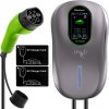 Qoltec EV 2v1 Typ2 Nabíjacia stanica pre elektromobily 22kW LCD 2 karty pre elektromobily 3 fázy