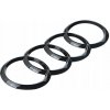 Emblém Predný Audi A3, A4 B7, B8, A5, A6 C8 ČIERNY LESK 273MM