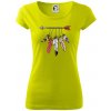 Indiánsky šíp - Dámske tričko Pure - XS ( Limetková )