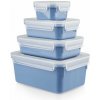 Tefal Súprava dóz 4 ks Master Seal Color N1030810 modrá