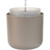 Plastia Samozavlažovací kvetináč Tolita Air hnedý, priemer 19 cm, pr. 19 cm