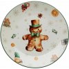 Kinekus Tanier plytký vianočný 19 cm porcelán
