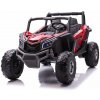 mamido Detské elektrické auto Buggy UTV-MX 4x4 LCD MP4 Spider lakované červené