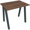 Hobis Pracovný stôl UNI A, 80x75,5x60 cm, orech/čierna