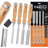NEO 37-800 Dláto 6, 12, 18, 24 mm, sada 4 ks. Drevená rukoväť