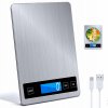 Kuchynská váha Bedee Kitchen Scales strieborná/sivá 15 kg