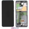 Samsung Galaxy S20 Ultra (SM-G988F), S20 Ultra 5G SM-G988B LCD displej + dotyková plocha + rám šedá - originál GH82-22327B, GH82-22271B, GH82-26032B, GH82-26033B