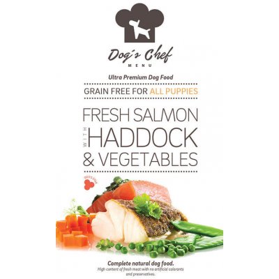 Dog's Chef DOG’S CHEF Fresh Salmon with Haddock & Vegetables PUPPIES 15 kg