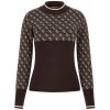 GUESS Dámsky Sveter dlhý rukáv LISE 4G LS SWEATER W3BR81Z37K0-FN0T Hnedá