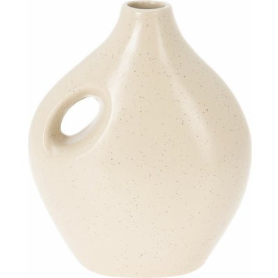 Porcelánová váza Rhonda krémová, 16 x 20 x 8,5 cm