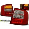 Tuning-tec Zadné LED svetlá ČERVENÉ BIELE pasuje na AUDI A6 05.97-05.04 AVANT
