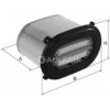 Vzduchový filter MANN FILTER C 34 540/1
