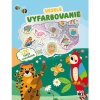 Veselé vybarvování se super samolepkami Zvířátka