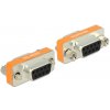 Delock adaptér Null Modem Sub-D 9 pin samice / samice