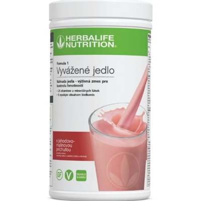 Herbalife Koktail Formula 1 jahoda a malina 550 g