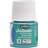 Pébéo Setacolor opaque farba na textil 42 shimmer turquoise 45 ml