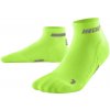 CEP The Run Socks 4.0 Low Cut kotníkové ponožky pánské Barva: Zelená, Velikost: III