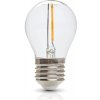 Žiarovka LED G45-1,3W E27 2700K FMB