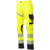 Pracovné nohavice PAYPER NEXT 4W HI-VI, žltá Fluo - modrá Navy, 60