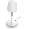 8719514404571 Philips HUE Go prenosná dotyková stolná lampička LED 36cm 6,2W/530lm CCT RGB IP54 biela bluetooth vrátane batérie