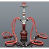 Hookah 4 červená 53 cm