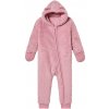 lupilu Plyšový overal pre bábätká ružová