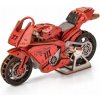 Drevené 3D puzzle - Červená motorka Grand Prix Little Story E021R