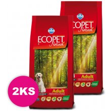 Ecopet Natural Dog Adult Medium 2 x 14 kg