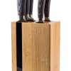 G21 Sada nožů Gourmet Rustic 5 ks + bambusový blok 6002237 | cena za ks