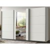 Šatníková skriňa Bern, extra šírka 360 cm/extra výška 236 cm, biela
