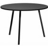 HAY Jedálenský stôl Loop Stand Table Round Ø105, black